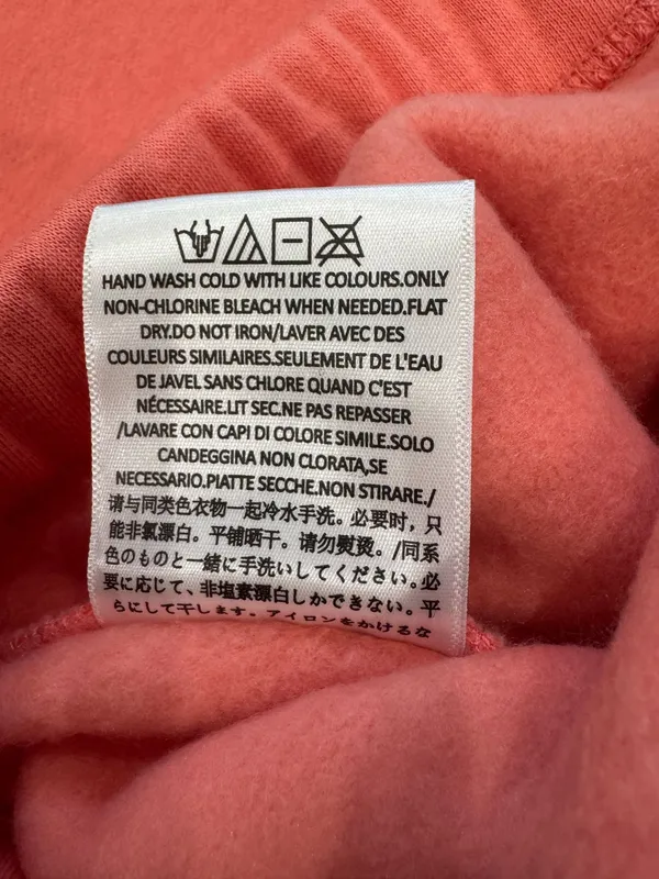 Essential coral hoodie Medium size - Image 6