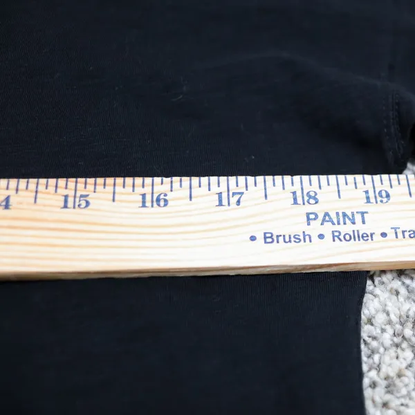 LRL Ralph Lauren Jeans Co Black Long‎ Sleeve Henley Hoodie Size M Y2K Activewear - Image 6