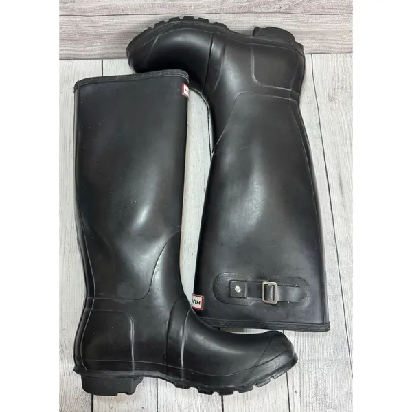 Hunter Original Women's Tall Rain Boots, US Size 8 m/9 F Black - Image 16