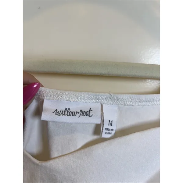 Willow & Root Medium White Sweetheart Corset Top Mesh Bodice Bridgerton Romantic - Image 2