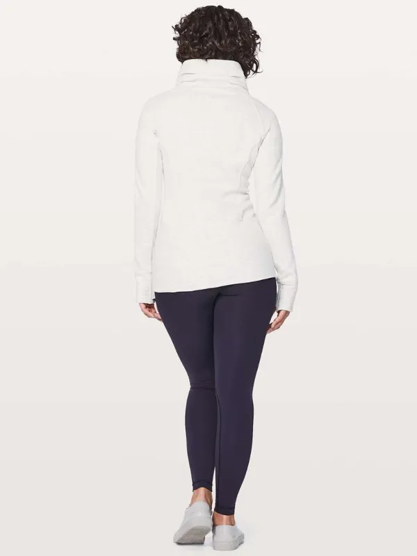 Lululemon Radiant Jacket Heathered Grey Outerwear Size 4 - Image 3