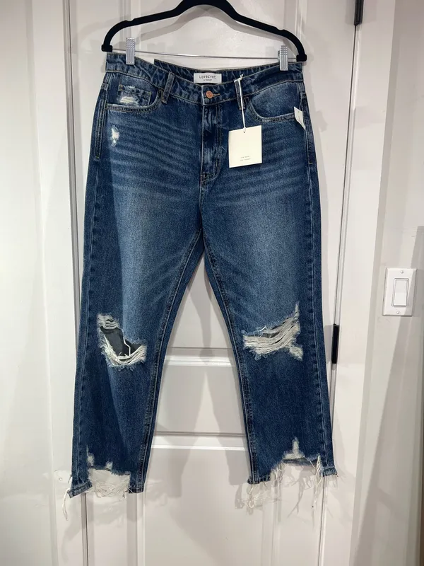 Vervet High Rise, dark wash, cropped, jeans - Image 2