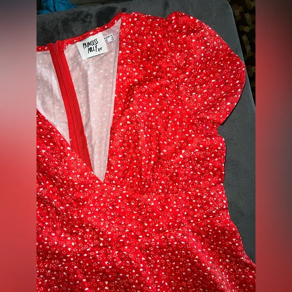 Princess Polly The Sting Mini Dress in Red Size 10 - Image 8
