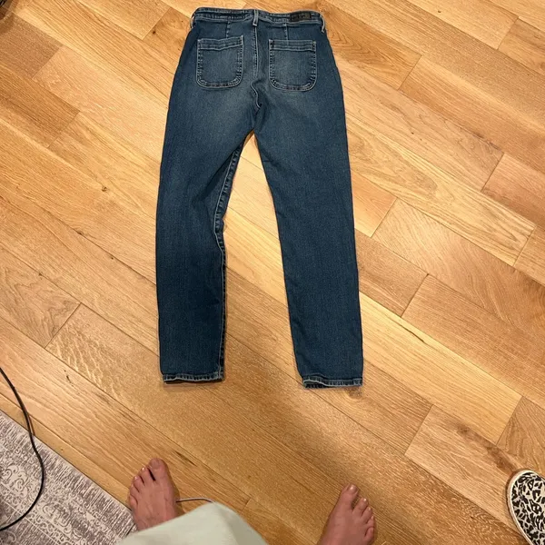 AG × Vintage Stevie Anthropologie‎ Ankle Button Up Jeans Size 28 - Image 8