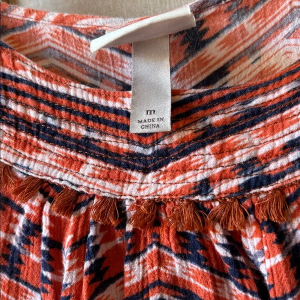 FINAL MARKDOWN Knox Rose Sleeveless Chevron Blouse medium - Image 4