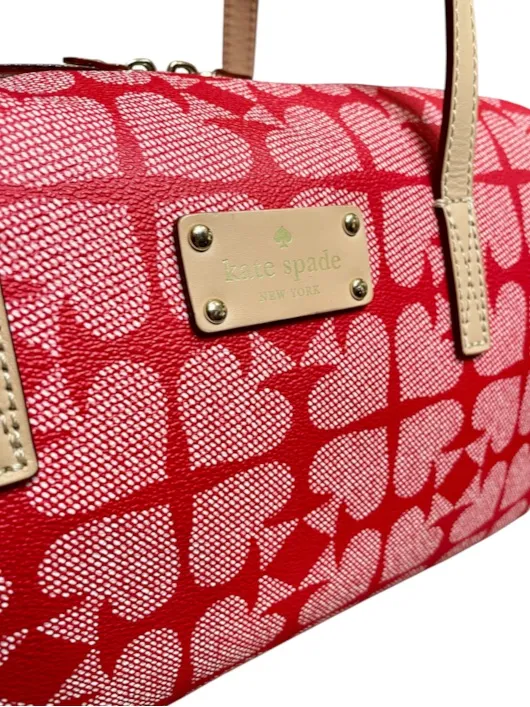 Kate Spade Kaleigh Ace of Spades Boston Bag Satchel w/ Dual Top Handles - Image 4