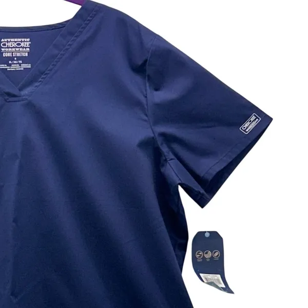Cherokee‎ Navy Scrub Top XL - Image 5
