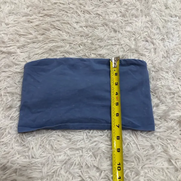 Aerie Tube‎ Top Acid Wash Blue Size Small - Image 5