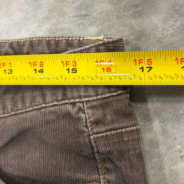 Polo Jeans Co Ralph Lauren Brown Corduroy Pants Womens 10x32 Straight Leg - Image 5
