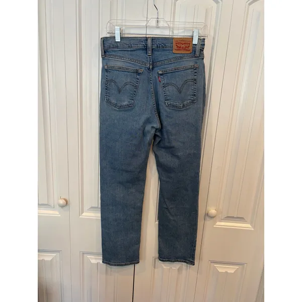 Levi's Wedgie Straight Leg Jeans Size‎ 28 - Image 2