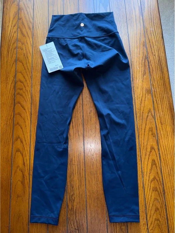 Lululemon Wunder Under High Rise 25” True Navy Size 4 NWT - Image 2