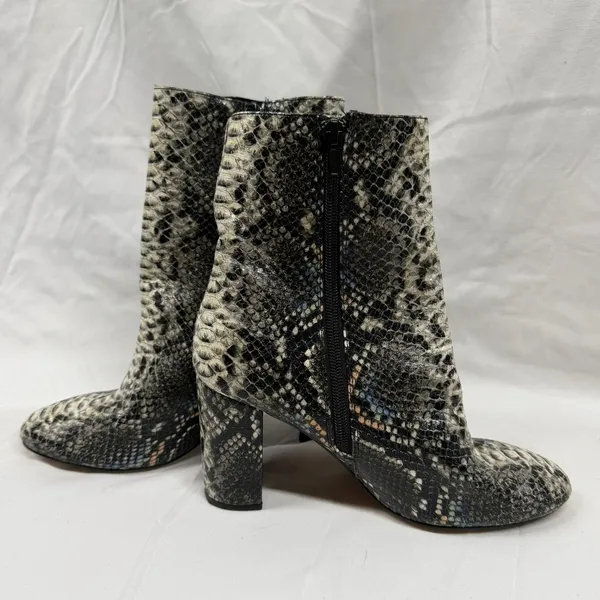 Chinese Laundry Women's Koraline Multi-Color Snake Print‎ Ankle Heeled Boots 7 - Image 6