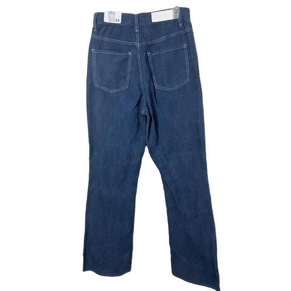 NWT Pacsun High Rise Bootcut Blue‎ Corduroy Jeans 26 - Image 5