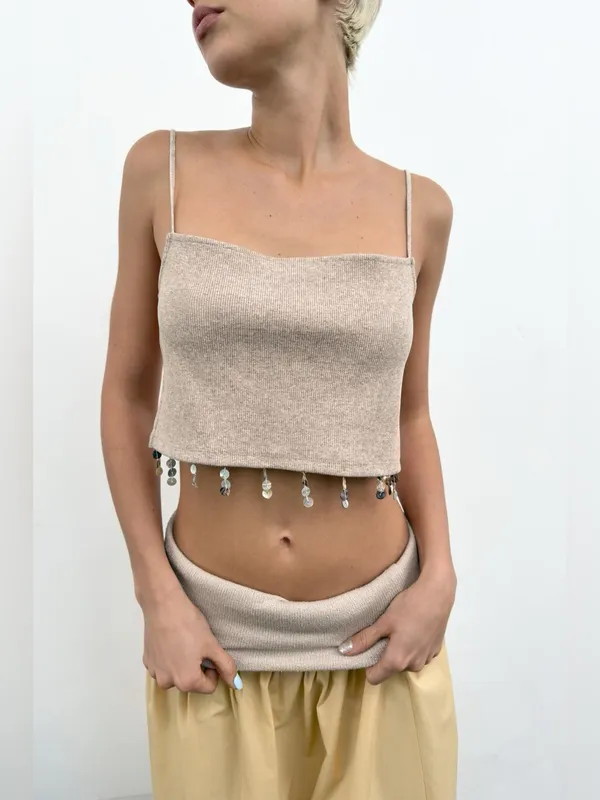 NWT Zara Contrast Fajin Skirt Also known as the Contrast Cummerbund(convertible) - Image 5