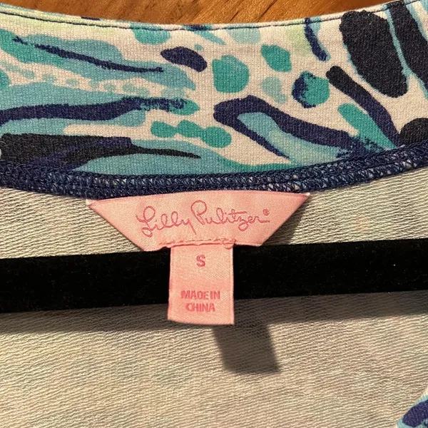 Lilly Pulitzer Justina tunic in navy crash the bash - Image 6