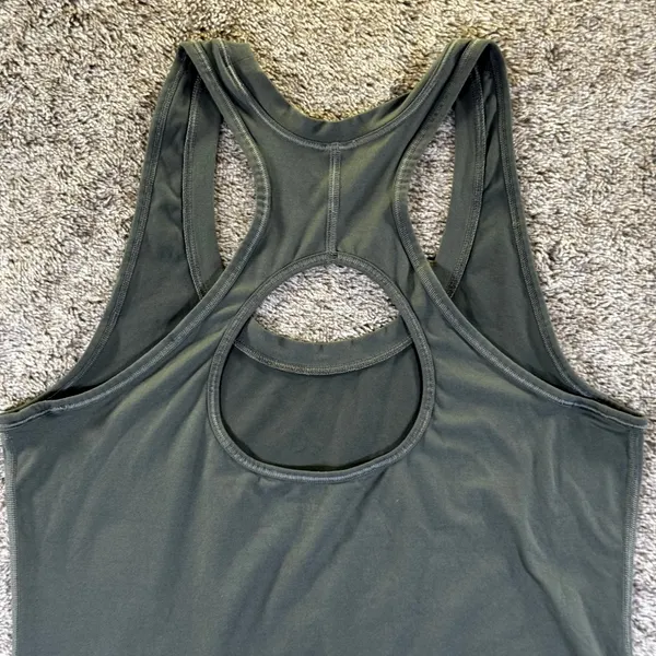 Athleta Nitro Tank Women's Medium Dark Green - Image 9
