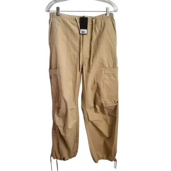 BY.DYLN Lexi Cargo Pants in light khaki S NWT - Image 3