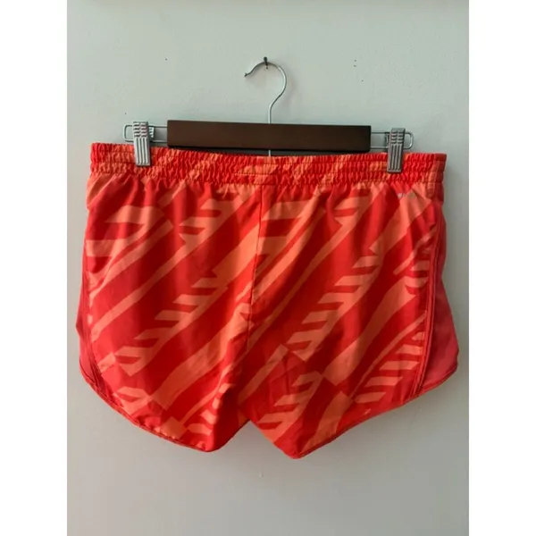 Nike Dri-FIT Women’s Medium Coral Print Lined Running Athletic Shorts - Image 3