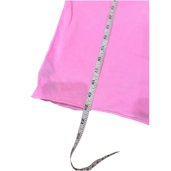 Aviator nation Neon Pink Bolt Cropped Boyfriend Tee women's small - Image 10