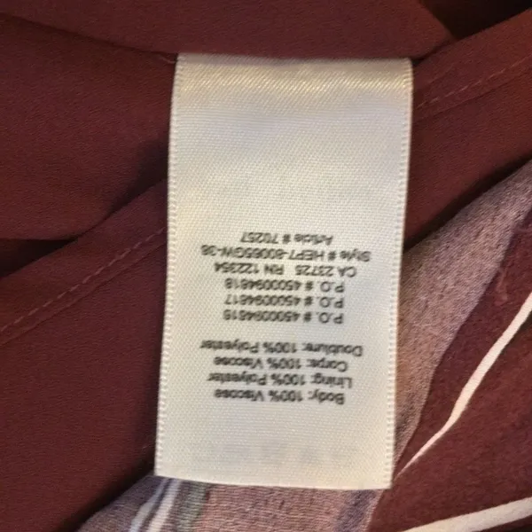 Aritzia Wilfred Jess’s wrap dress large maroon - Image 7
