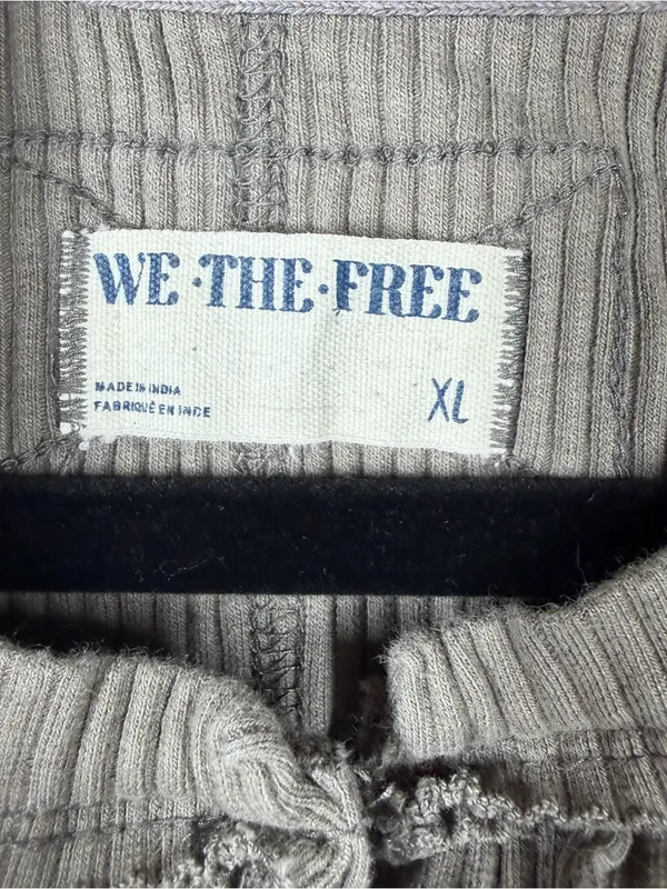 Free People We The Free Green It’s On Cardi Ribbed Button Down Cardigan - Image 3