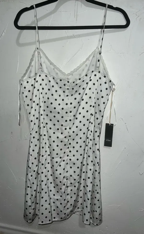 Tilly's Mini Slip Dress with Polka Dots - Image 2