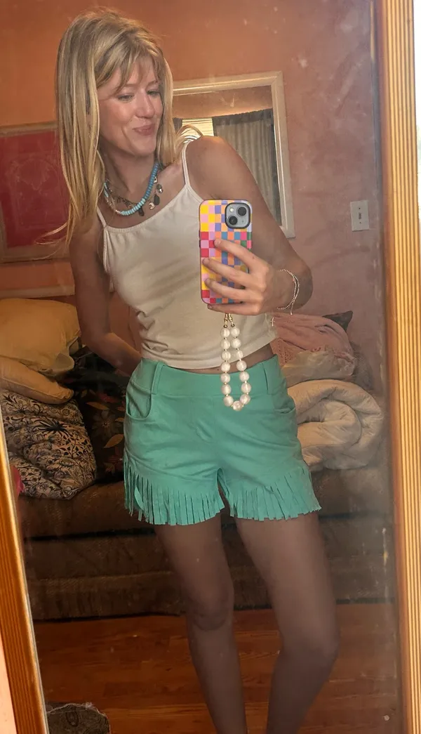Western Cotton teal shorts Blue Size XS - Image 2
