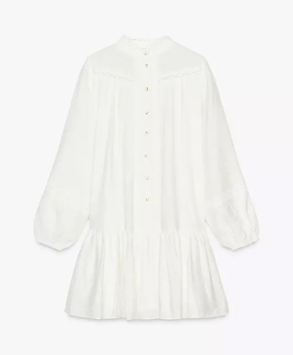 ZARA Pintuck Mini Dress NWT Size L - Image 5