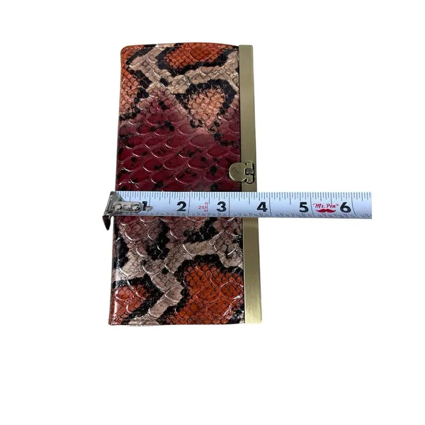 Depeche Mode Y2K Snake Print Clutch Wallet Vegan Leather Mob Wife - Image 5
