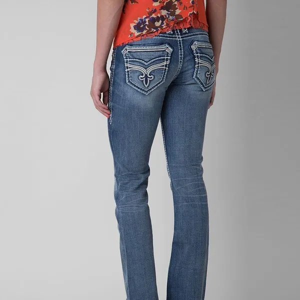 Rock Revival Low Rise Jeans New Without Tags Medium Wash - Image 2