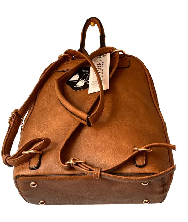 Emperia Vegan Leather Convertible Crossbody Backpack - Image 3