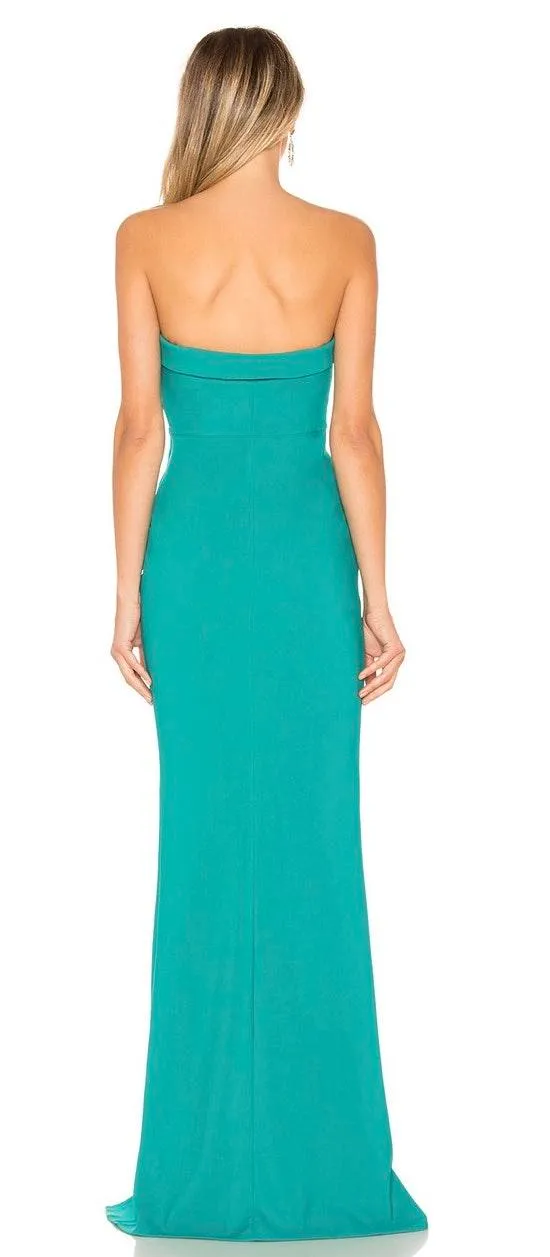 Revolve Likely Teal Evening Gown - Image 3