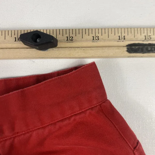 Lauren Ralph Lauren Pants Womens 6‎ Red Chino Pleated High Waist Tapered Twill - Image 4