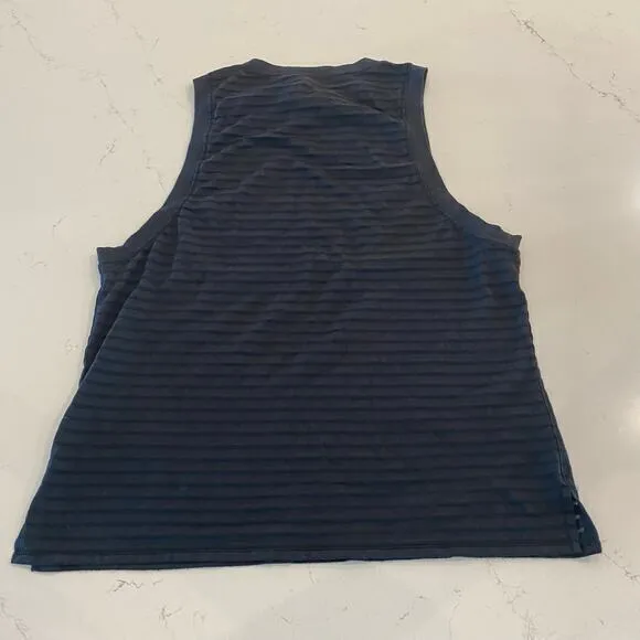 Lululemon‎ Black Tank Top Workout Shirt Size 6 - Image 2