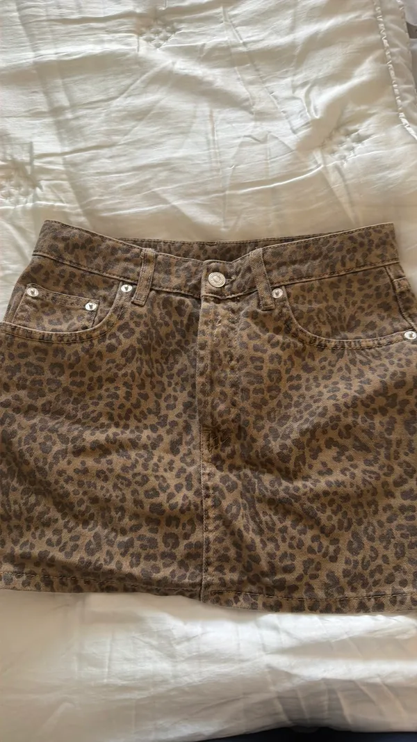 ZARA Leopard Mini Skirt XS - Image 5