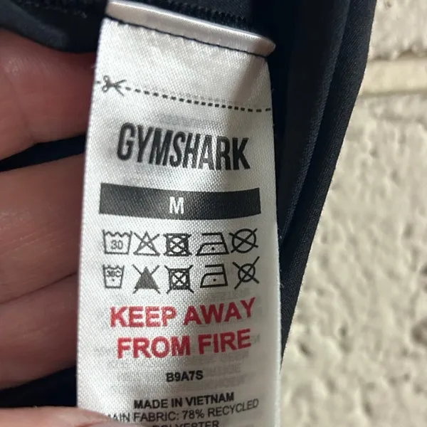 Gymshark Black Sports Bra size M - Image 3