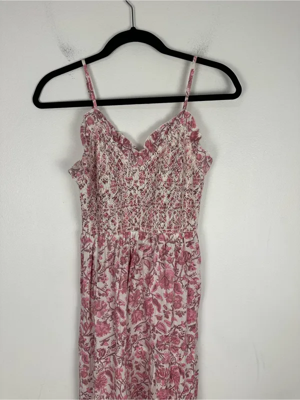 Anne Cate Willow Floral Cotton Midi Dress Women’s Sz Xs - Image 3