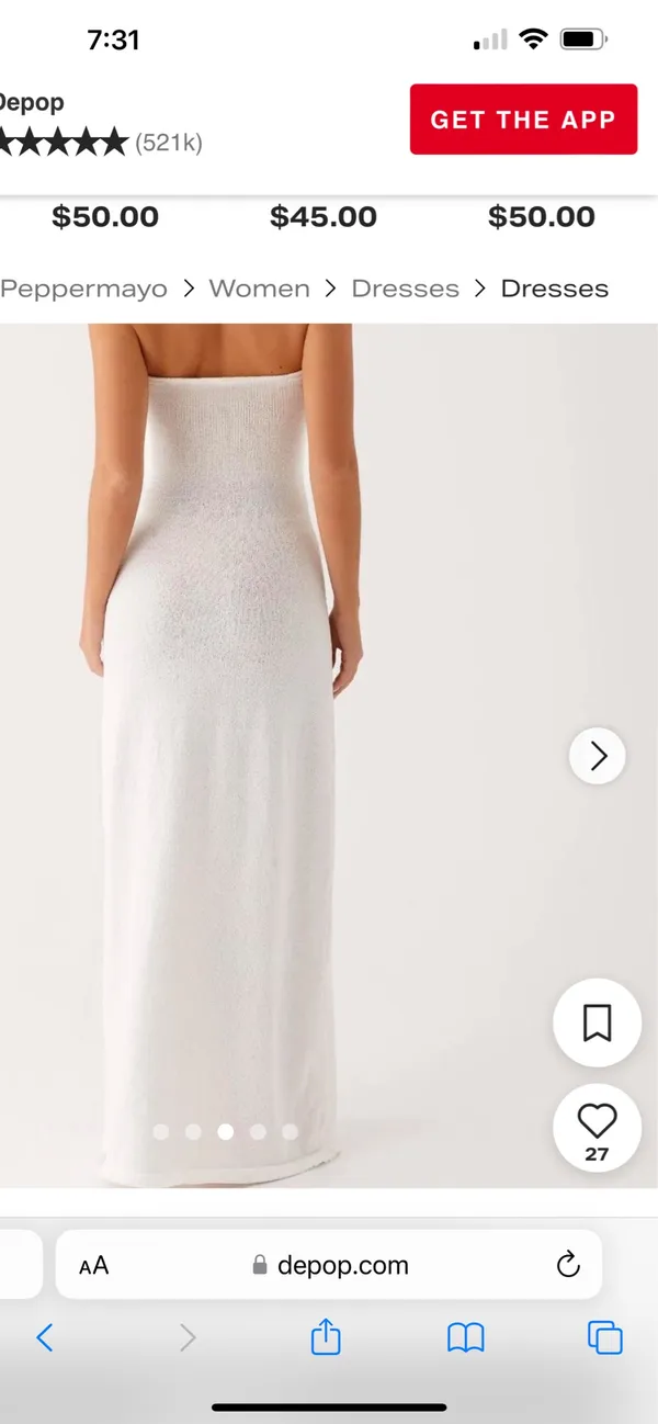 Peppermayo Maxi Dress Knit - Image 3