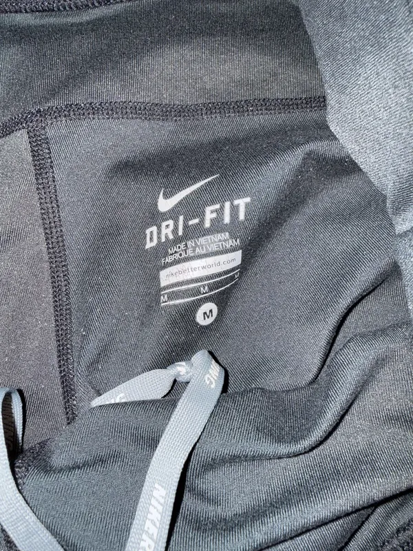 Nike Dri-Fit Women's Black Athletic Running Pants with Reflective Details - Image 3