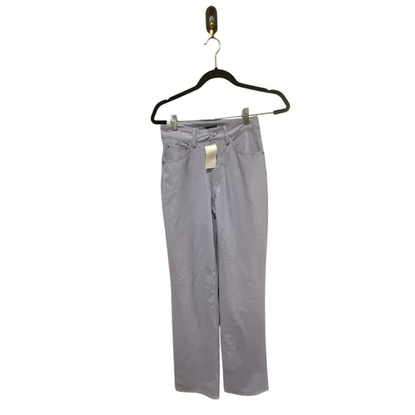 Naked Wardrobe Straight Croc Faux Leather Straight Leg‎ Pants Size XS - Image 5