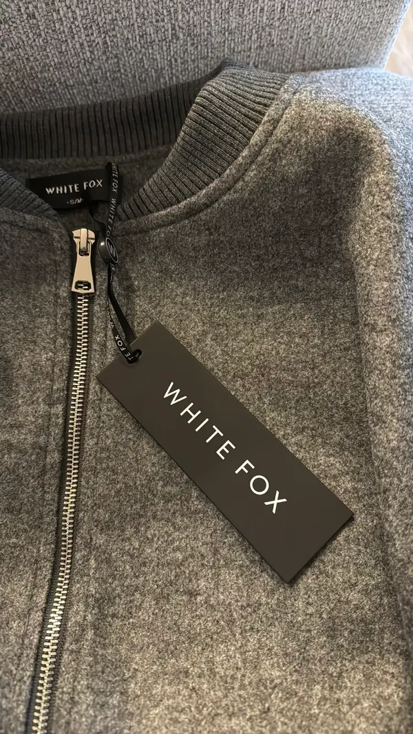Bomber Jacket White Fox - Image 2