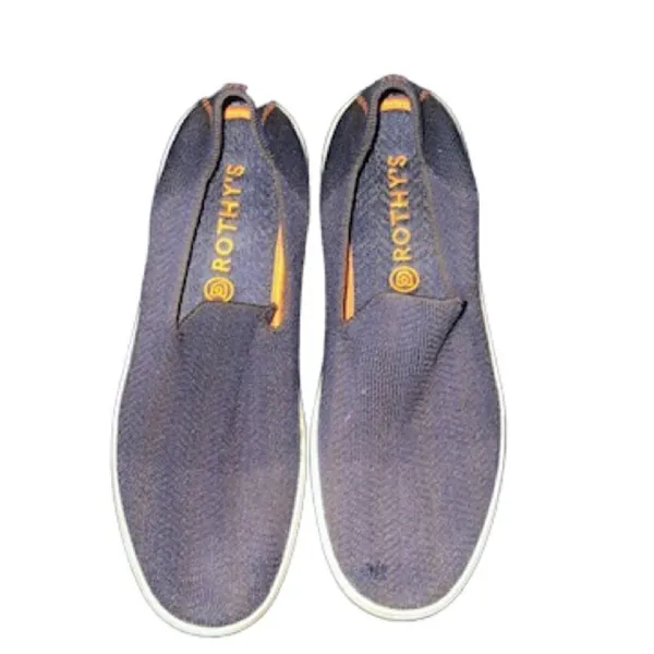 Rothy's Women’s The Merino Collection Sneakers in Navy Herringbone Size 9.5 - Image 2