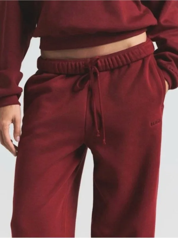 NWT Skims (GAR) Cotton CLASSIC Fleece Jogger pants sweatpants new black SIZE XXS - Image 3