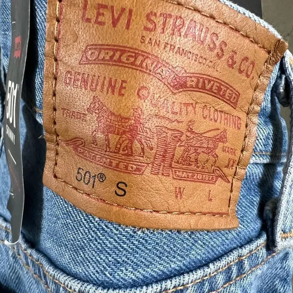 Levi’s 501 Button Fly High Rise Skinny Leg Jeans - Image 7