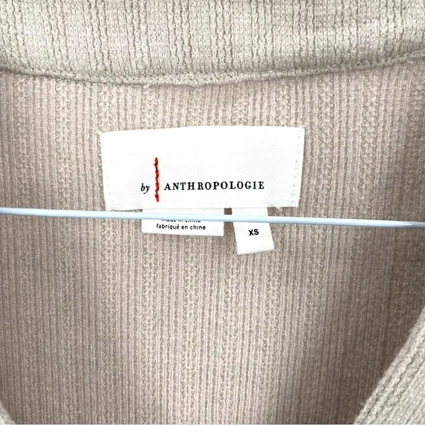 Anthropologie Puff Sleeve Snap Button Cardigan Sweater Top - Image 5