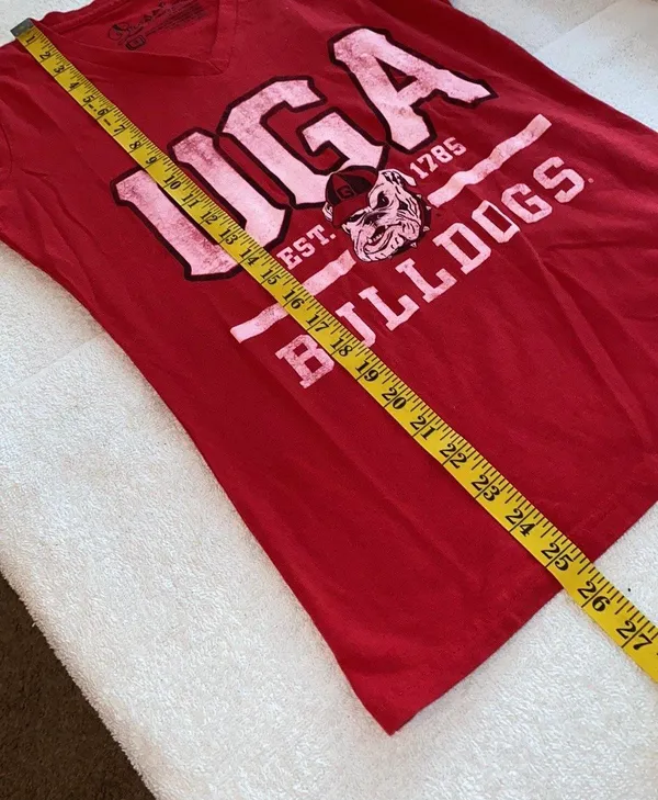 Pressbox by Royce Apparel T-shirt UGA Bulldogs and Uga on front size small - Image 3