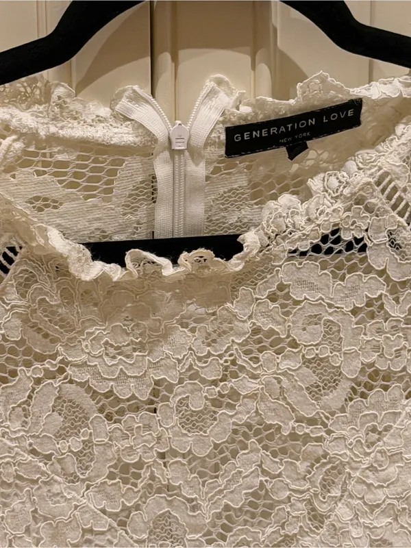 Generation Love Ivory Floral Lace Camisole - Image 2