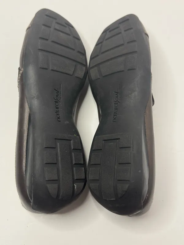 Natural Soul By Naturalizer 'Camelia'Brown Leather Loafers Size 7M - Image 7