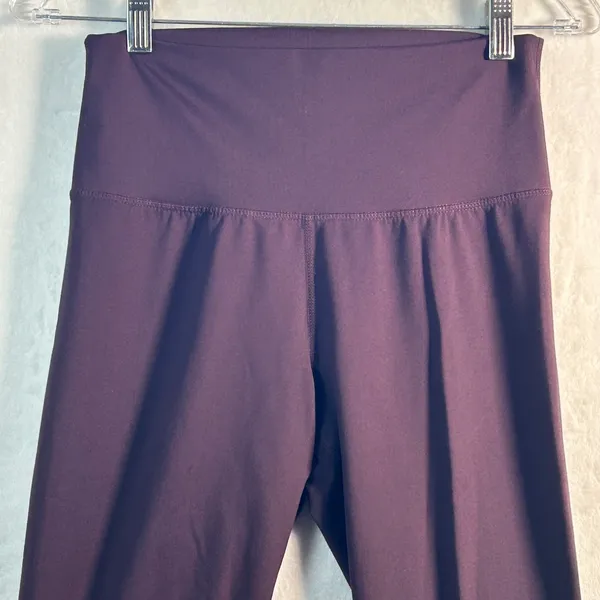 YOGALICIOUS LUX Women's Dark Plum High Waist‎ Leggings Size L Activewear - Image 3