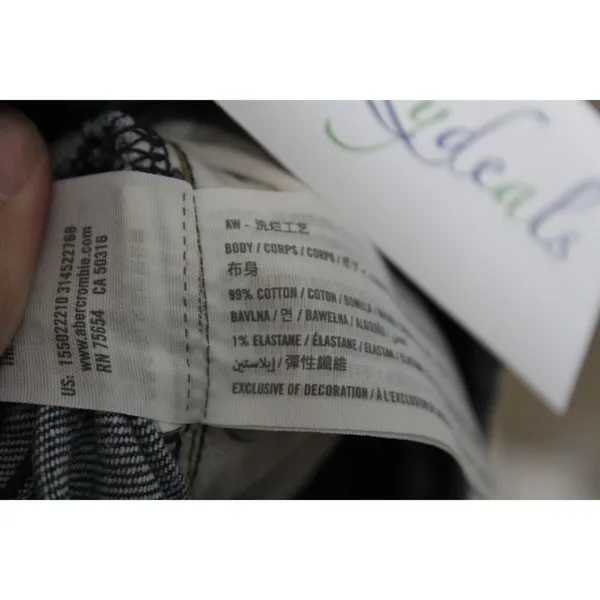 Abercrombie & Fitch Curve Love The Dad High Rise Blue Light Wash Jeans Size 30 8 - Image 4